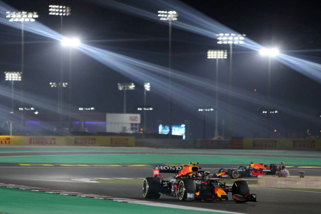 Forma-1, Sergio Pérez, Red Bull, Katari Nagydíj 2021, szombat 