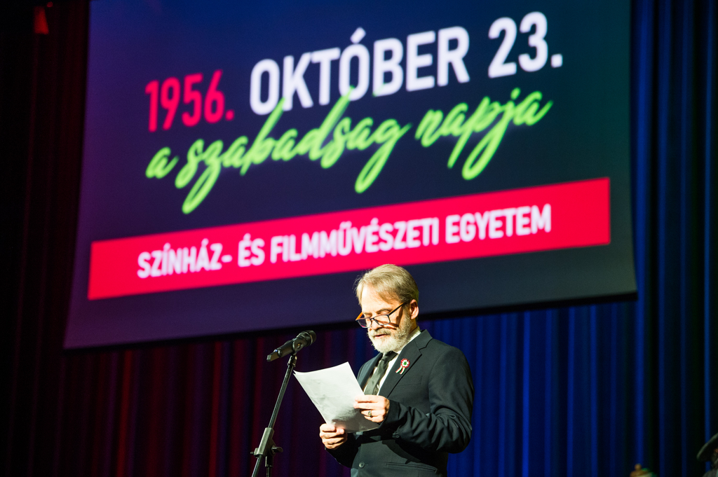 Színház- és Filmművészeti Egyetem '56-os ünnepi megemlékezés, Uránia Filmszínház 