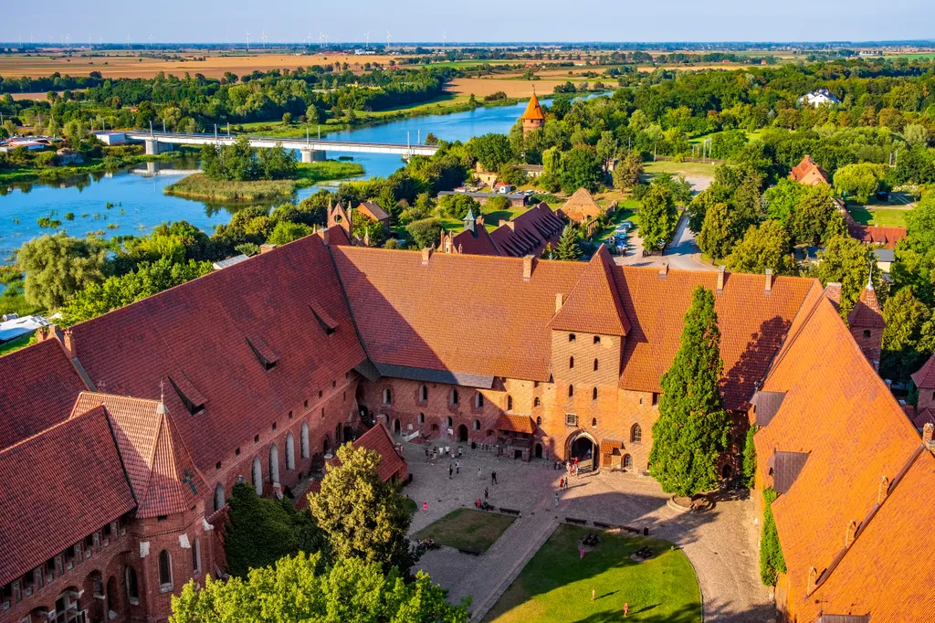 Malborki, vár, Marienburgi,  Lengyelország, 