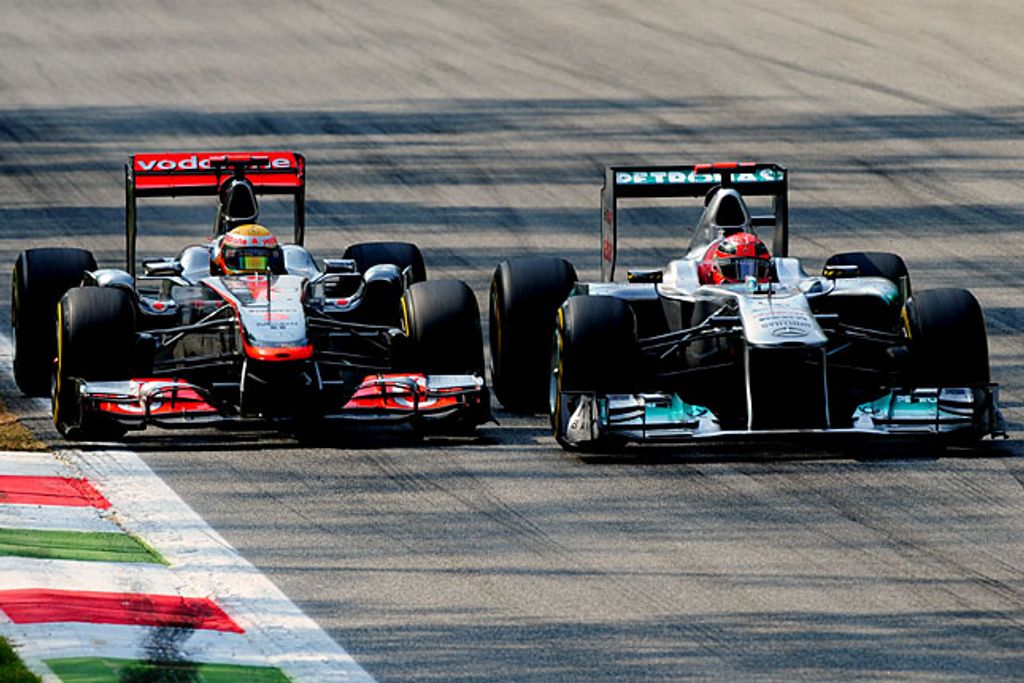 Forma-1, Lewis Hamilton, Michael Schumacher, Olasz Nagydíj 
