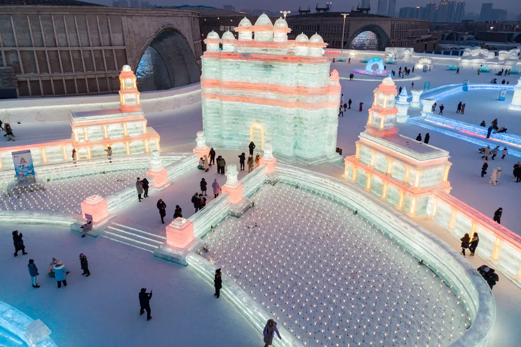 Harbin jég- és hószobor fesztivál, 2023, galéria 