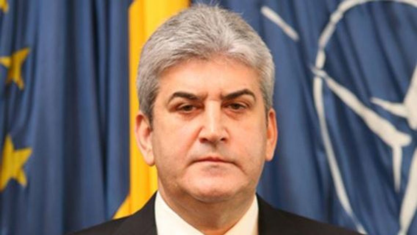 Gabriel Oprea ideiglenes román kormányfő 
