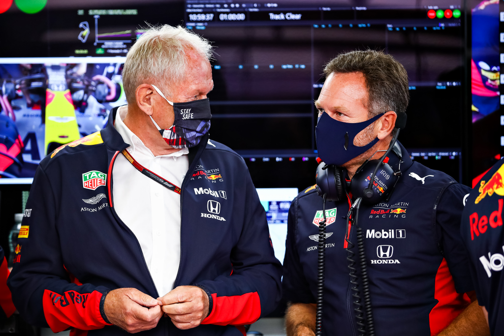 Forma-1, Helmut Marko, Christian Horner, Red Bull Racing, Brit Nagydíj 