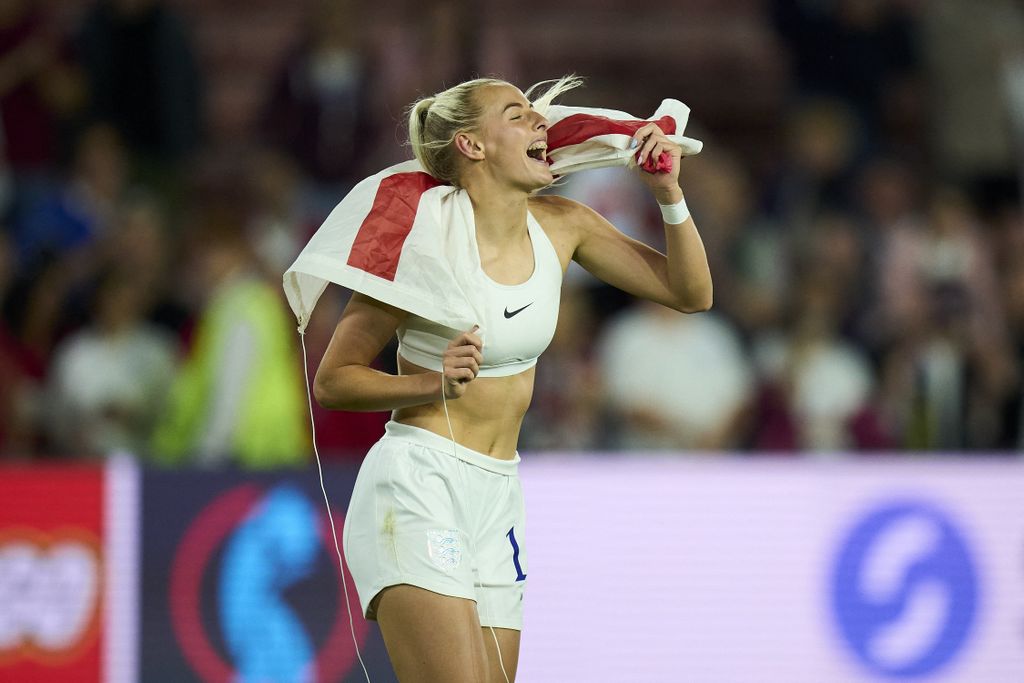 England v Sweden: Semi Final - UEFA Women's EURO 2022 England,Euro,Football,player,Soccer,Sport,Sweden,UEFA,woman,wome Horizontal 