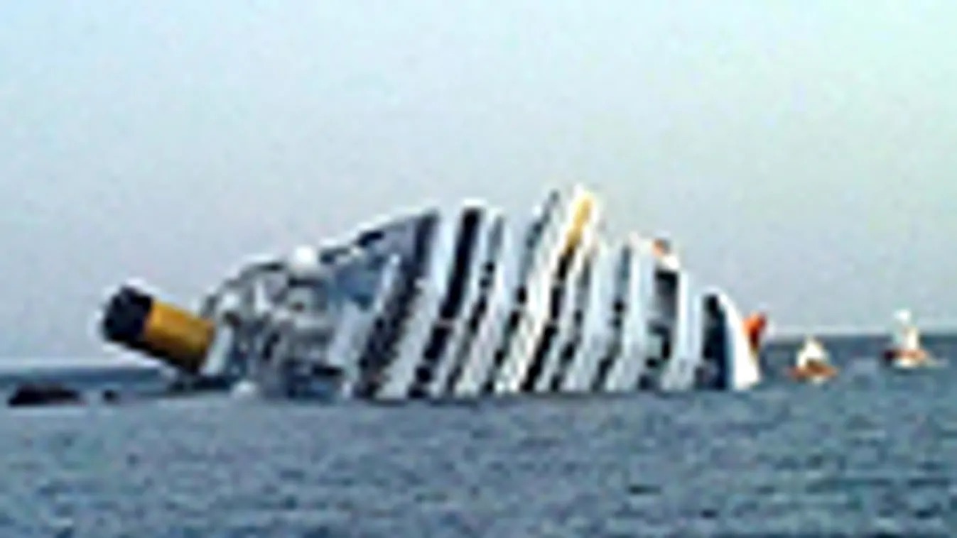 Costa Concordia óceájáró hajó zátonyra futott és felborult Olaszország partjainál