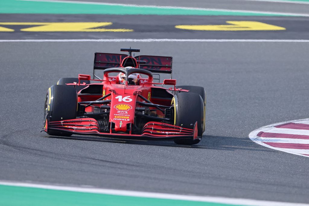 Forma-1, Charles Leclerc, Ferrari, Katari Nagydíj 2021, péntek 