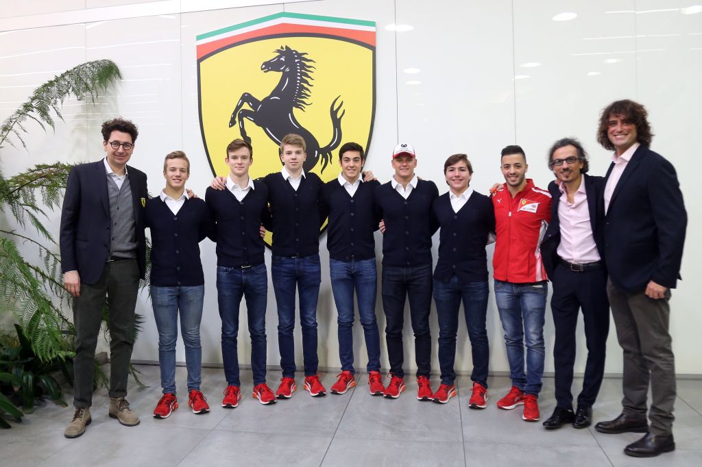 Forma-1, Mattia Binotto, Laurent Mekies, Mick Schumacher, Marco Matassa,  Ferrari Driver Academy 