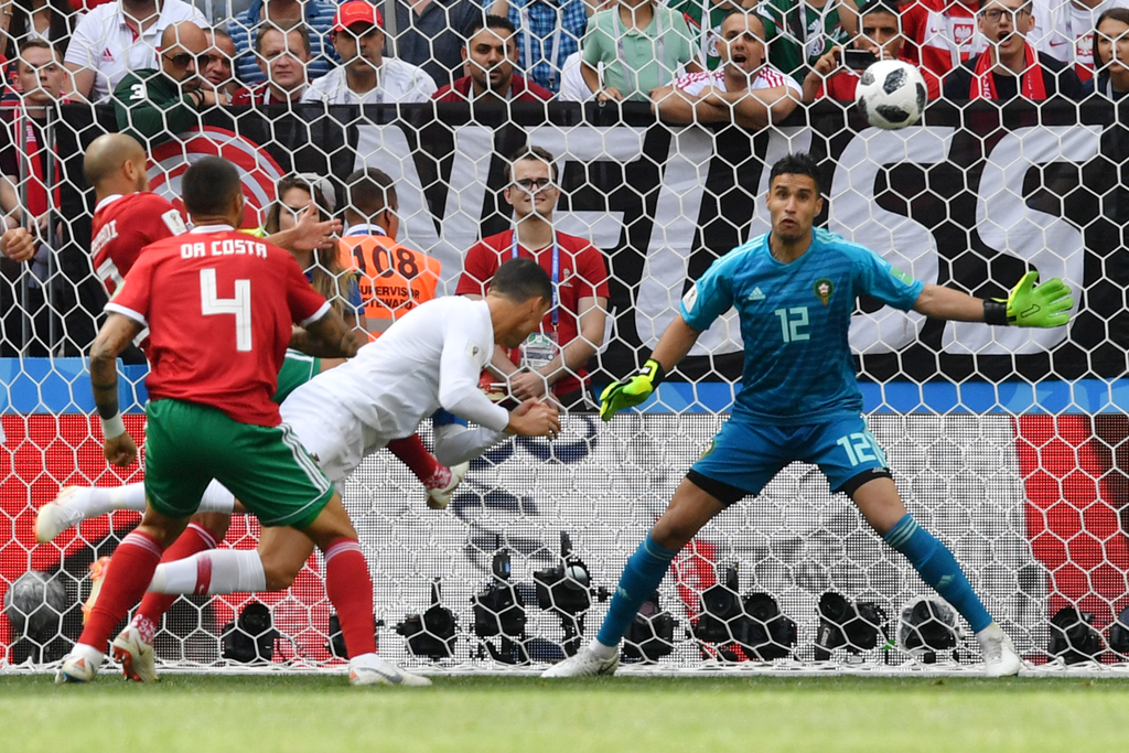 Portugália – Marokkó, oroszországi labdarúgó-világbajnokság, B-csoport, Moszkva, 2018.06.20. 