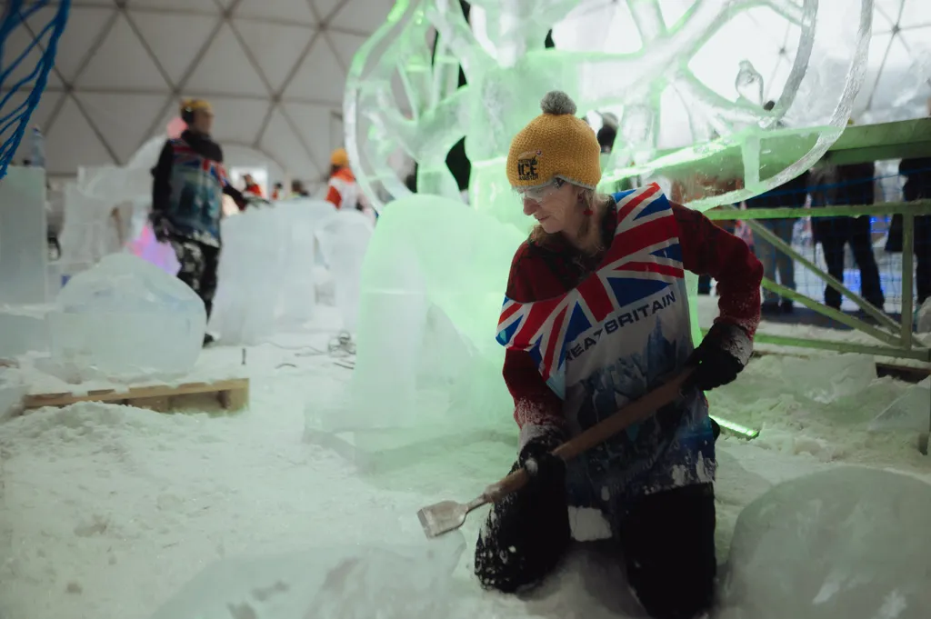 jégszobrász verseny a Magas-Tátrában, 2023, galéria 