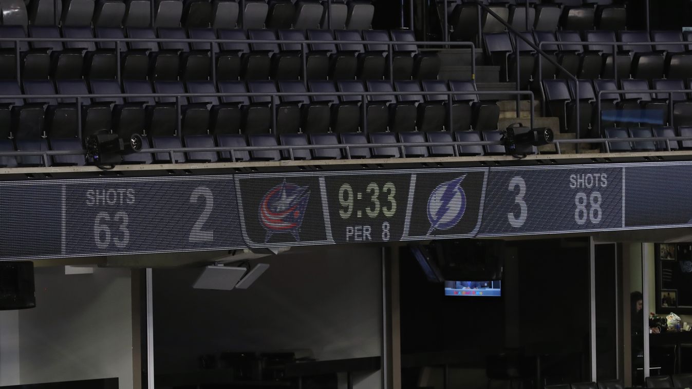 Columbus Blue Jackets v Tampa Bay Lightning - Game One GettyImageRank2 SPORT ICE HOCKEY national hockey league 