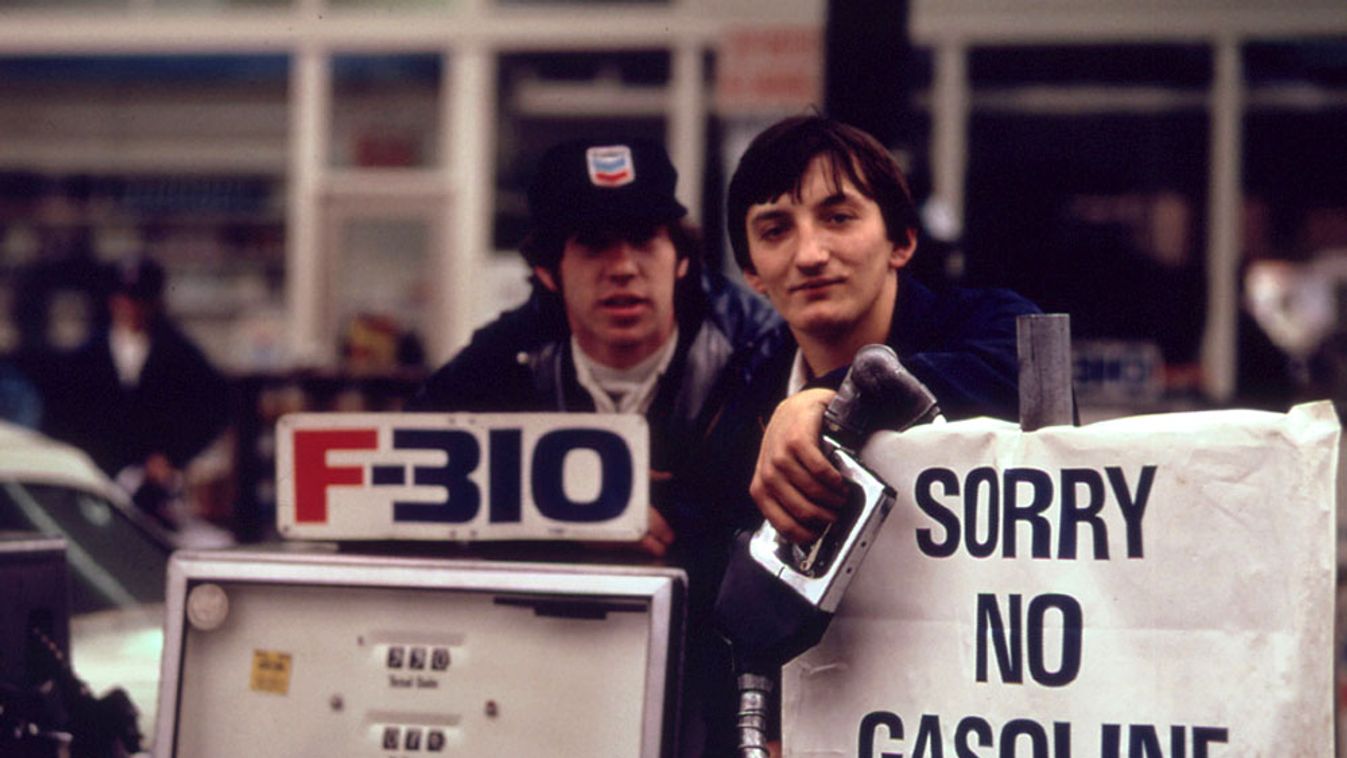 1973-as olajválság, kiürült benzinkút poartlandban 