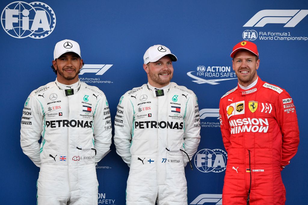 Forma-1, Lewis Hamilton, Valtteri Bottas, Sebastian Vettel, Azeri Nagydíj 