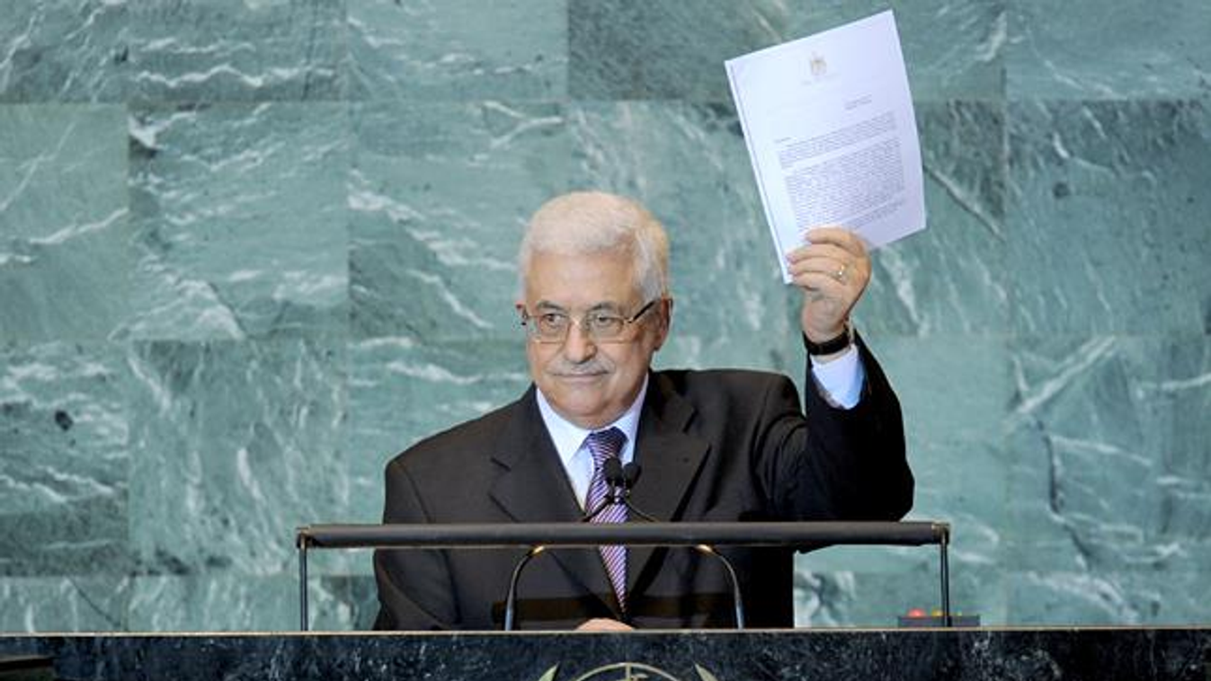 Mahmúd Abbász palesztin elnök, ENSZ-tagság 