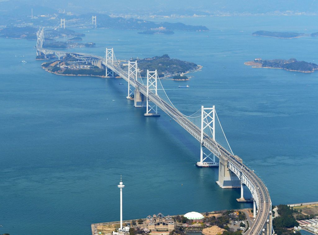 közlekedés, beruházás, infrastruktúra, legdrágább, híd, japán 