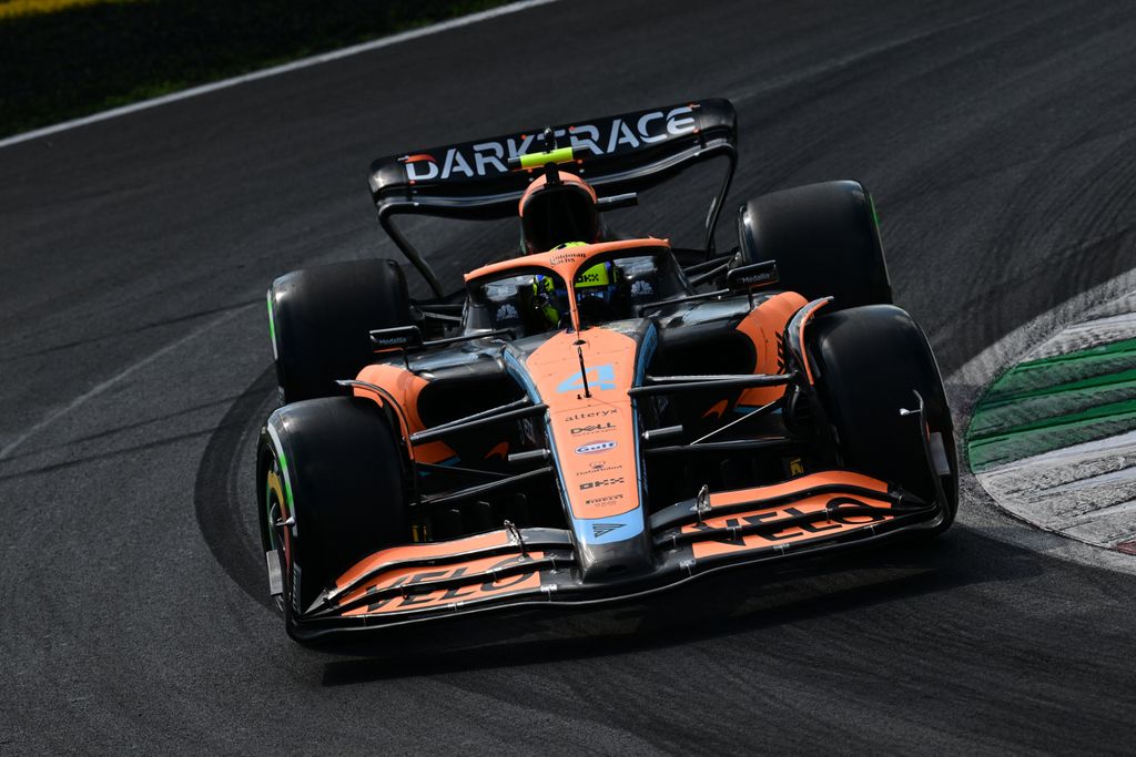 Forma-1, Lando Norris, McLaren, Olasz Nagydíj 2022, péntek 