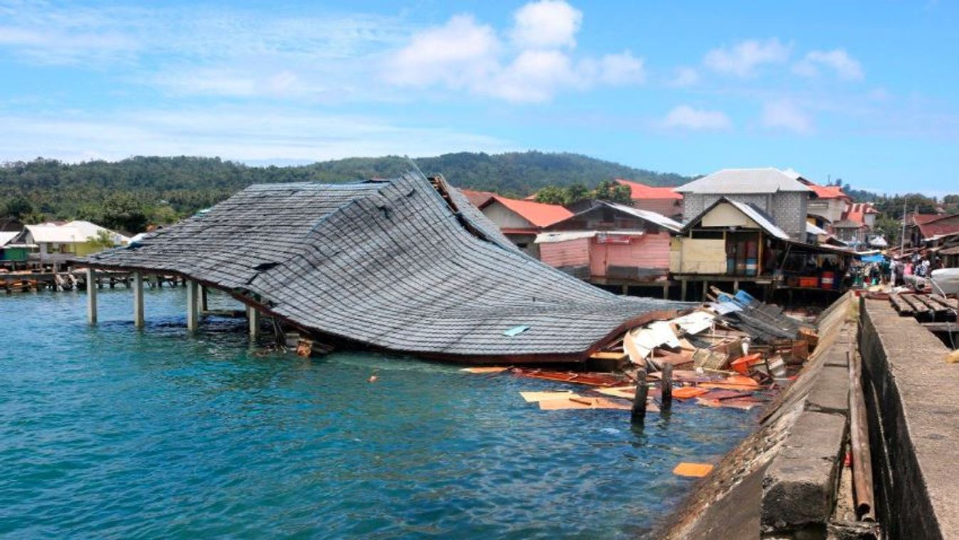 Indonézia, földrengés, Ambon 
