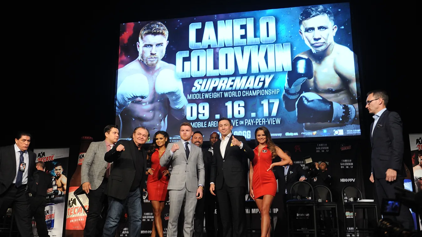 Canelo Alvarez & Gennady Golovkin Press Tour - New York GettyImageRank2 SPORT BOXING 