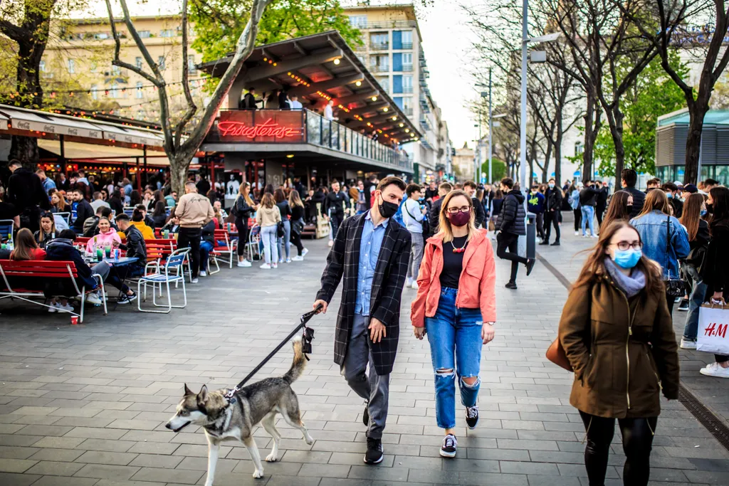 terasz, nyitás, este, Budapest, vendégek, korlátozás, étterem, kocsma, kávézó, vendéglátás 