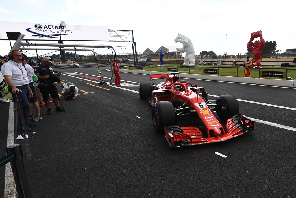 A Forma-1-es Francia Nagydíj szombati napja, Sebastian Vettel, Scuderia Ferrari 