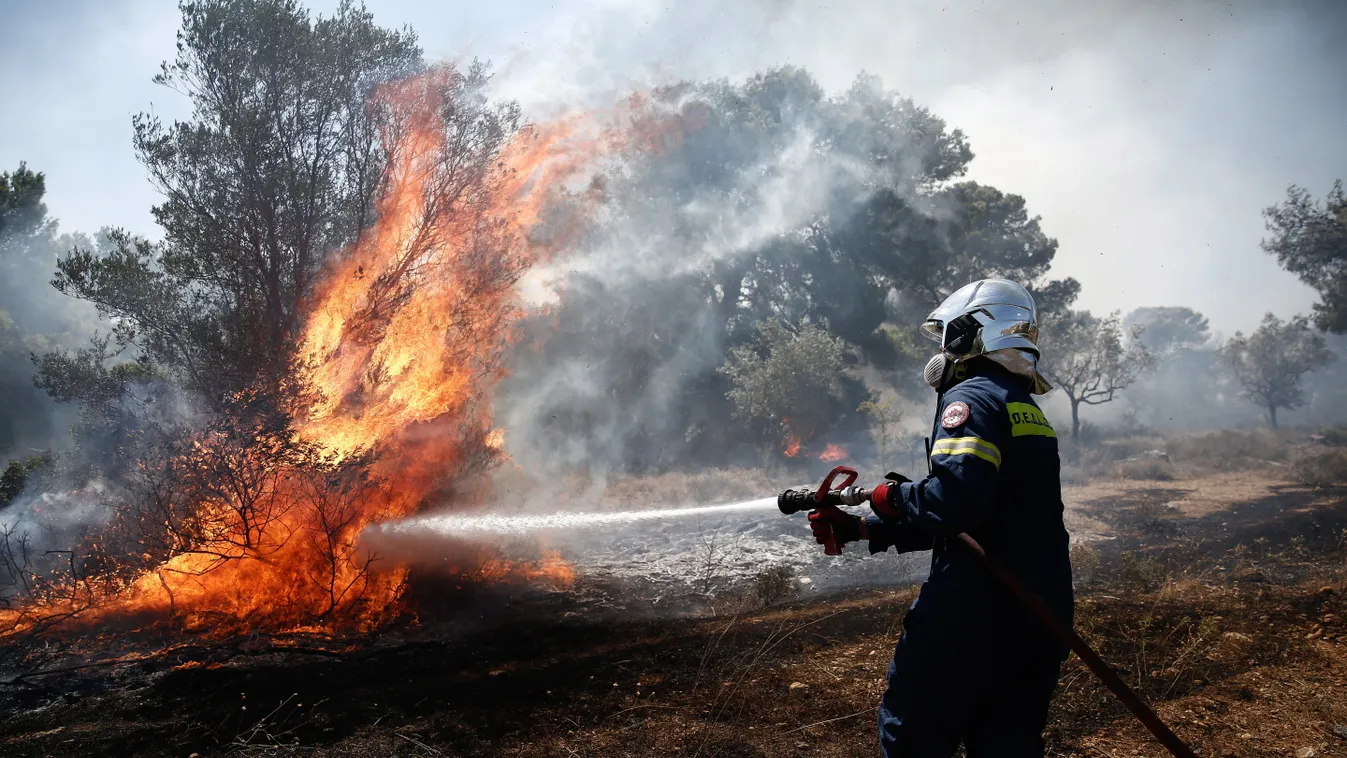 Foglalkozás katasztrófa sújtotta övezet lángol SZEMÉLY tűzoltó vízsugár 