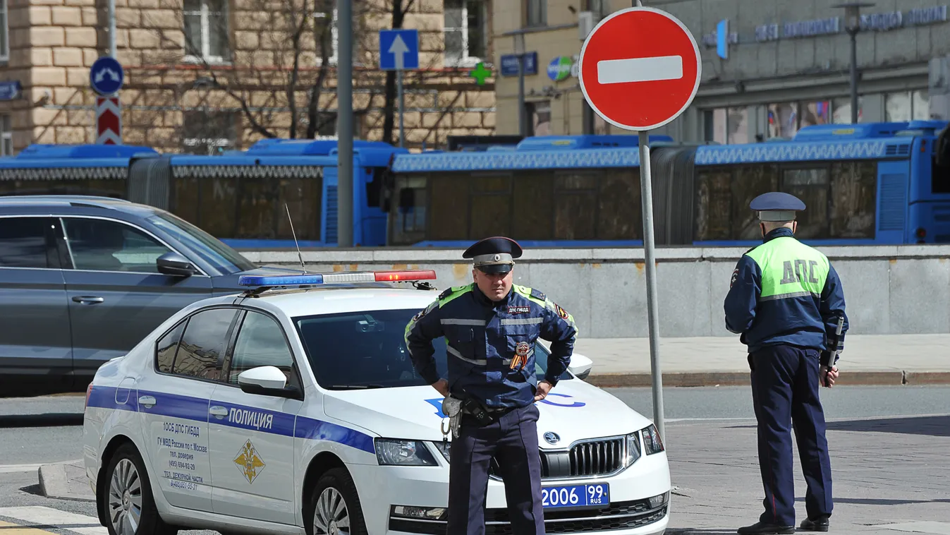 moszkva, oroszország, rendőrautó, rendőrség, hatóság 