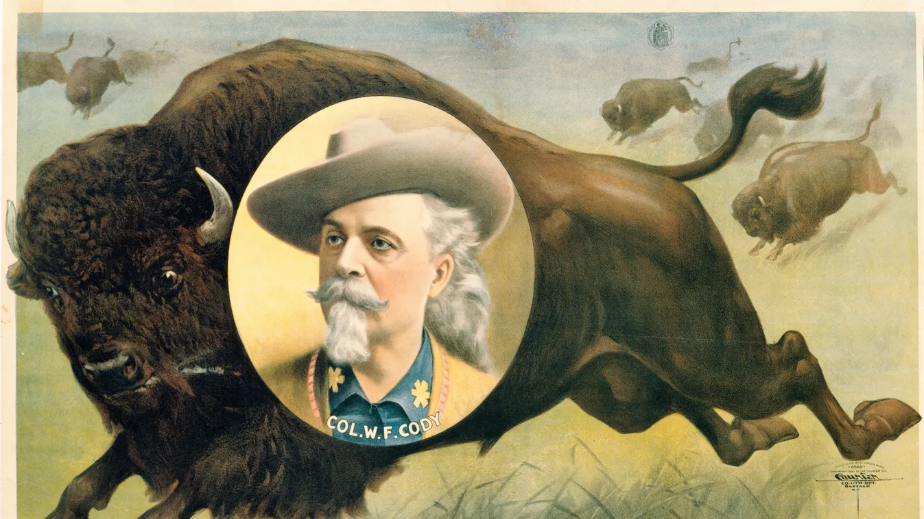 Buffalo Bill, litográfia 