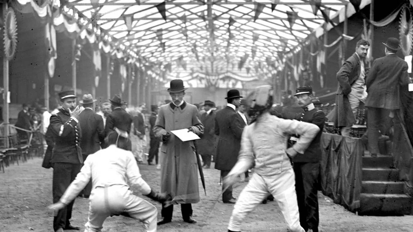 Vívó Európa-bajnokság Párizsban 1914-ben, a Tülériák egyik pavilonjában