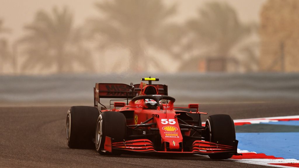 Forma-1, Carlos Sainz, Ferrari, Bahrein teszt 1. nap 