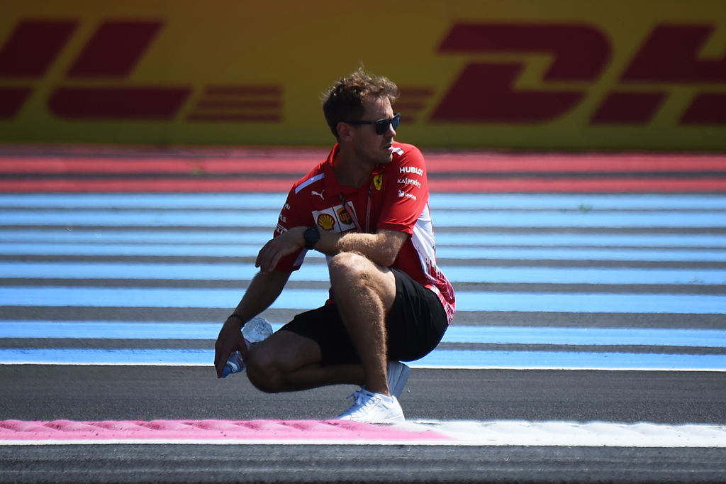 Előkészületek a Forma-1-es Francia Nagydíjra, Sebastian Vettel, Scuderia Ferrari 
