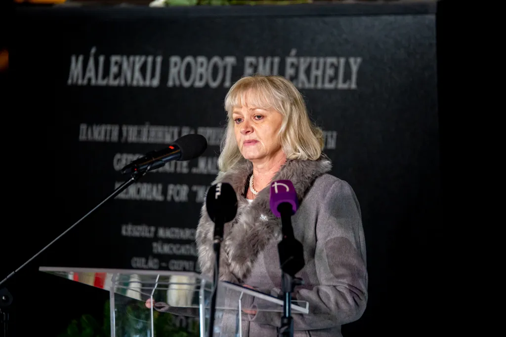 Megemlékezés a a Szovjetunióba hurcolt magyar politikai rabok és kényszermunkások emléknapja alkalmából, 2019.11.25., Ferencvárosi pályaudvar, MNM Málenkij Robot Emlékhely 