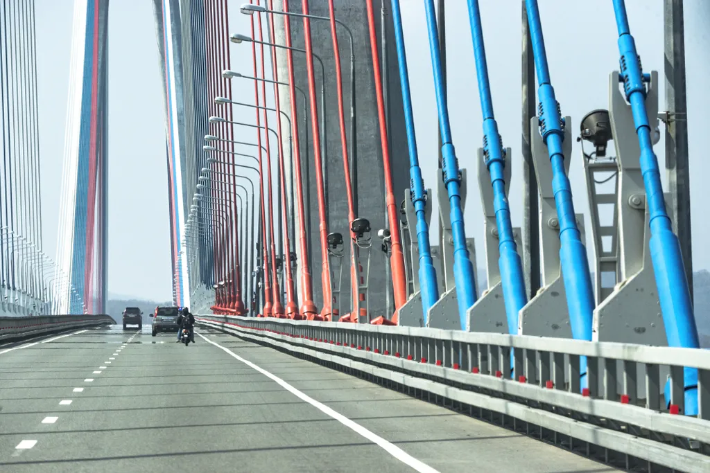 Vlagyivosztok Russzkij-híd ferdekábeles híd Oroszország 