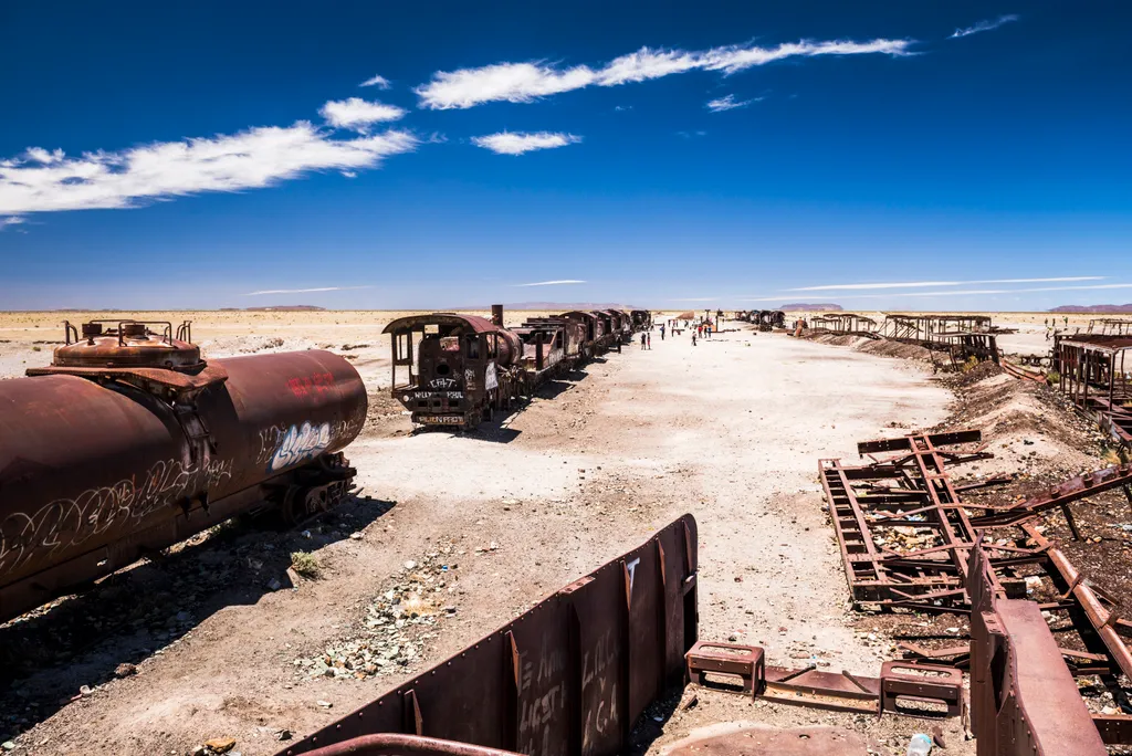 Elhagyatott vonattemető Bolíviában, Uyuni, galéria, 2022 