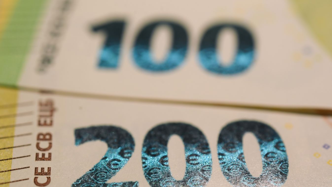 új euró bankjegyek, 100, 200 