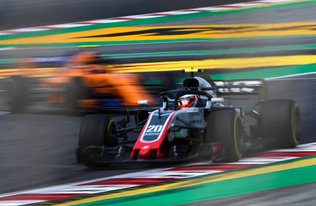 A Forma-1-es Spanyol Nagydíj pénteki napja, Kevin Magnussen, Haas F1 Team 