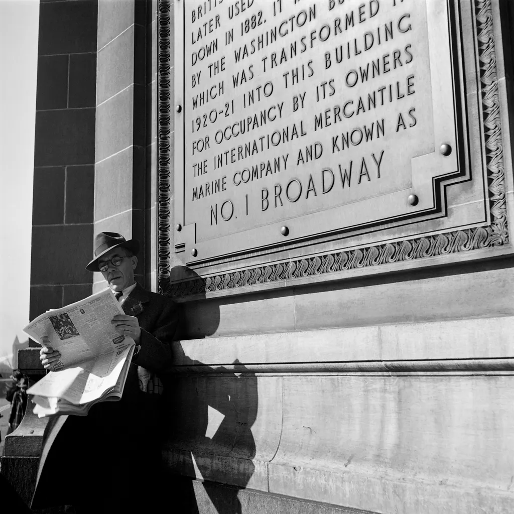 Broadway, New York, galéria, Eric Schwab 1947 