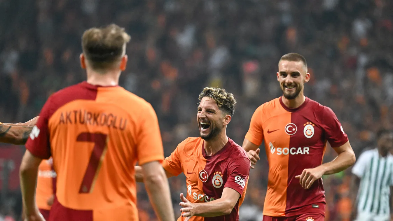 Galatasaray v Zalgiris Vilnius - UEFA Champions League 2023,August,Dries Mertens,Football,Galatasaray,Istanbul,Kerem Ak Horizontal 