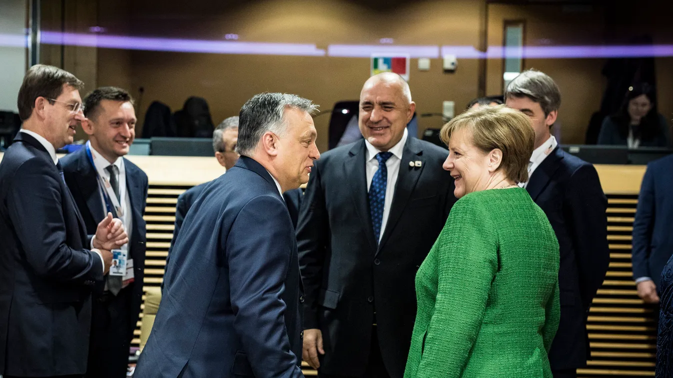 CERAR, Miro; BORISZOV, Bojko; Orbán Viktor; MERKEL, Angela; Rogán Antal 