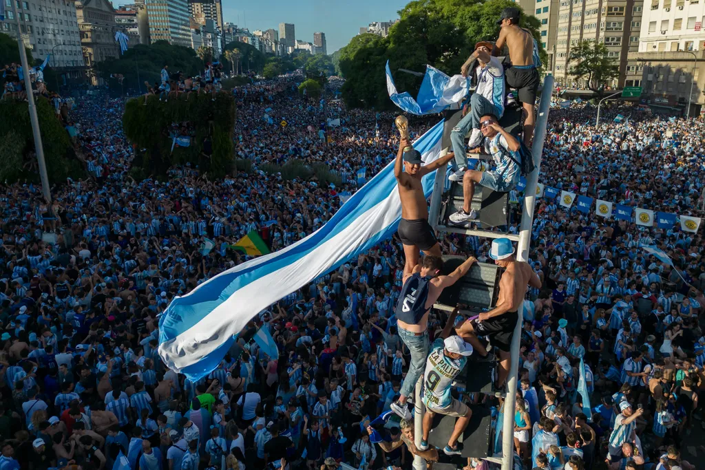 vb-döntő, ünneplés, Buenos Aires, Argentína 