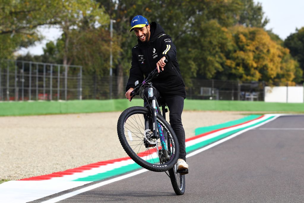 Forma-1, Emilia-Romagna Nagydíj, Daniel Ricciardo, kerékpár 