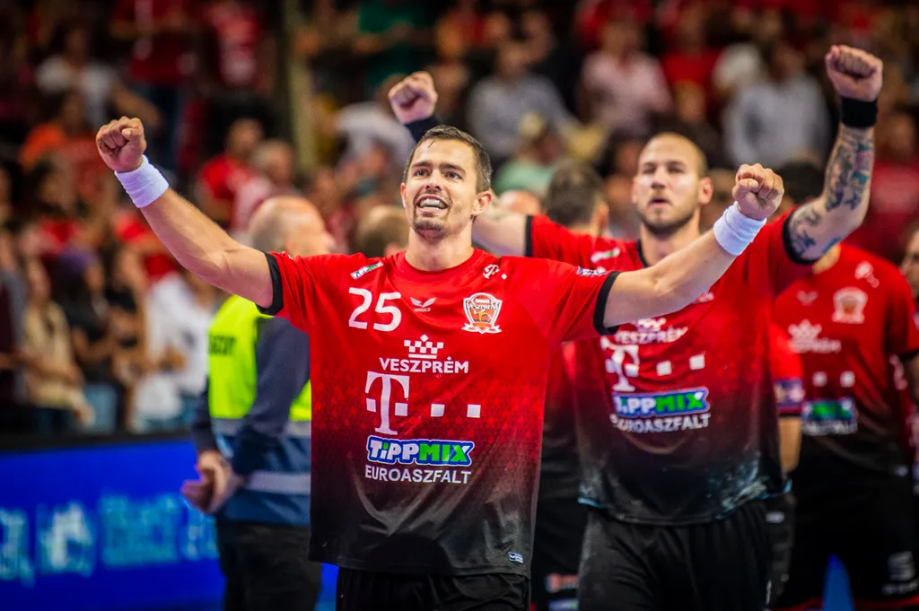 Veszprém, Barcelona, férfi, kézilabda, Bajnokok Ligája, mérkőzés Rasmus Lauge 