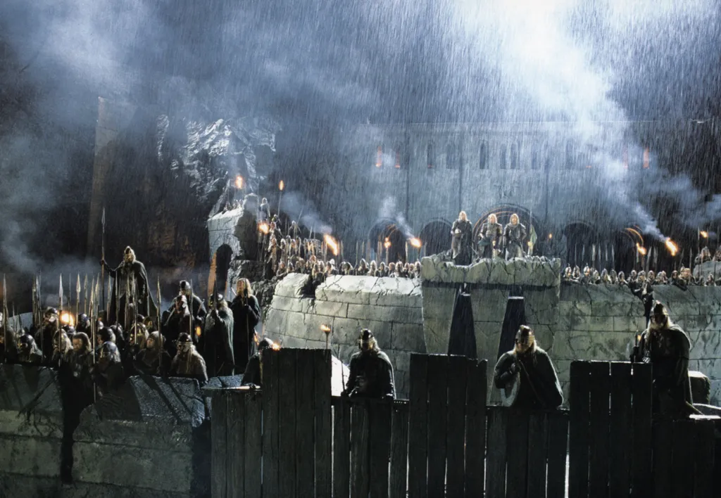 The Lord of the Rings: The Two Towers (2002) usa Cinema pluie Horizontal RAIN 
