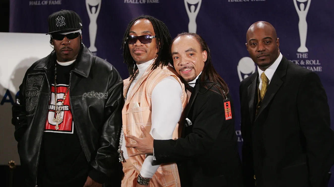 (L to R) Honorees Scorpio, Melle Mel, Kidd Creole and Raheim of The Furious Five 