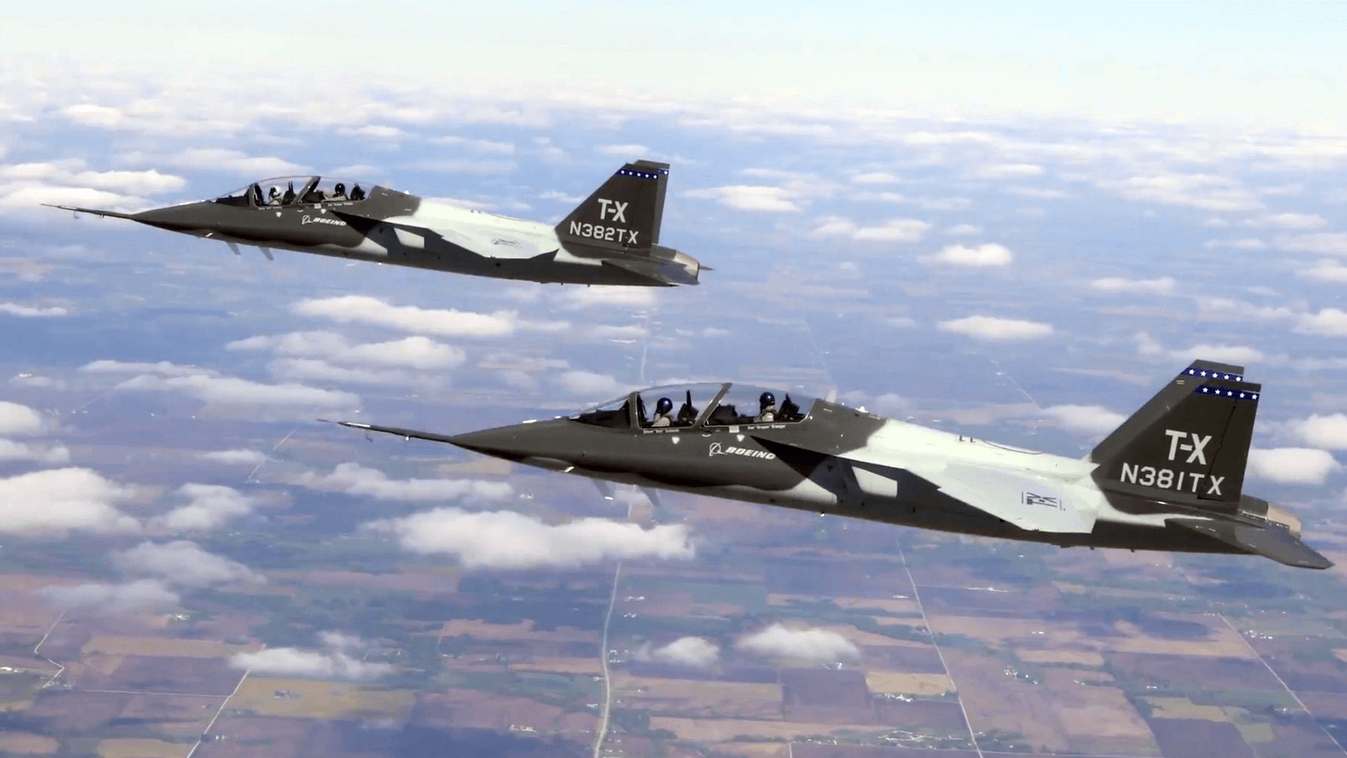 Boeing TX training jet repülőgép vadászgép gyakorló 