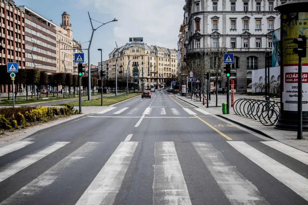 Kijárási korlátozás, üres belváros, korona vírus illusztrációk. 2020.03.28 Budapest
Fotó: Csudai Sándor - Origo koronavírus fertőzés néptelen betegség 