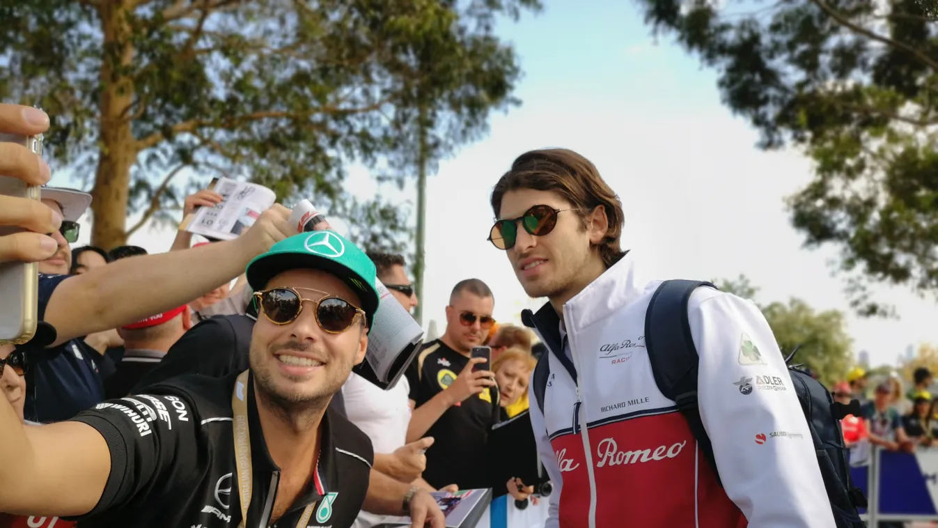 Forma-1, Antonio Giovinazzi, Alfa Romeo Racing, Ausztrál Nagydíj, Melbourne Walk 