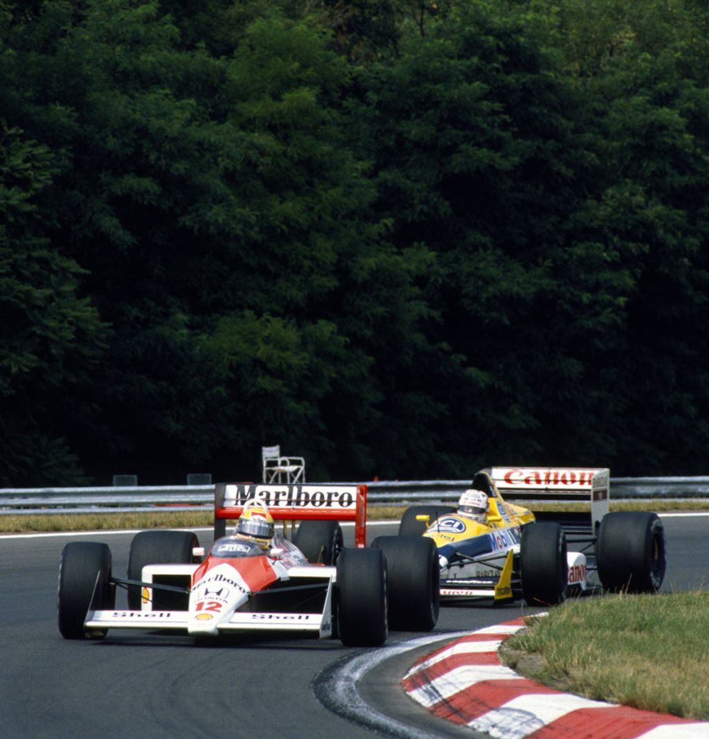 Forma-1, Magyar Nagydíj, 1988, Ayrton Senna, McLaren-Honda, Nigel Mansell, Williams-Judd 