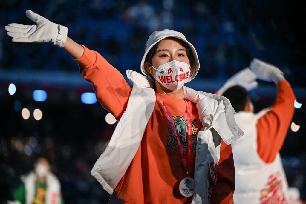 2022, Peking, téli olimpia, nyitóünnepség,  Oly Horizontal OLYMPIC GAMES OPENING CEREMONY 