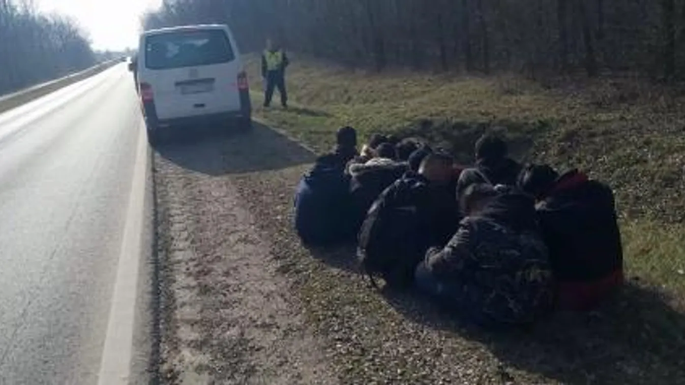 migránsok elfogás rendőrség Bácsalmás 