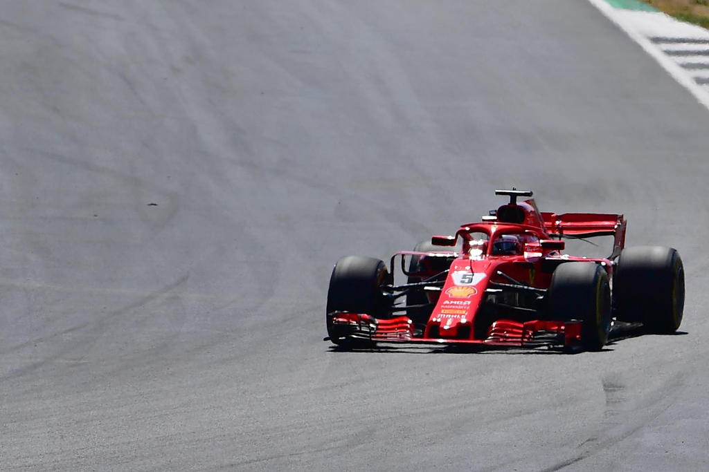 A Forma-1-es Brit Nagydíj, Sebastian Vettel, Ferrari 