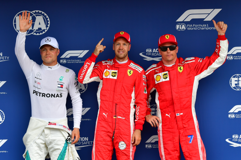 A Forma-1-es Német Nagydíj szombati napja, Valtteri Bottas, Sebastian Vettel, Kimi Räikkönen 